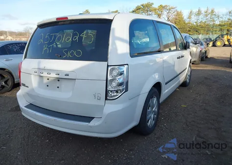 2016 Dodge Grand Caravan American Value Pkg z USA, uszkodzony, nr VIN 2C4RDGBG2GR211229